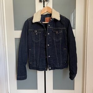Levis Sherpa Denim Jacket SZ XS